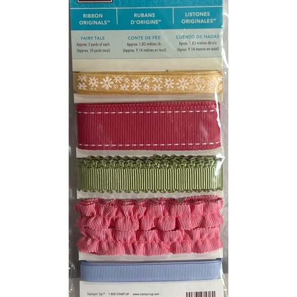 Stampin' Up! Fairy Tale Ribbon Originals 10 Yards Total - Picture 1 of 3